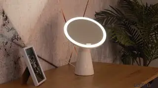 Philips rechargeable LED table lamp with makeup mirror, adjustable, 4.5W, white (Mirror)