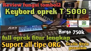 Keybord teckno T 5000 ful oprek suport all ORG terbaru fitur lengkap harga murmer