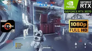 Star Wars  Battlefront II | RTX 3070 Ultra Settings 1080p Gameplay (Death star 2 Map)