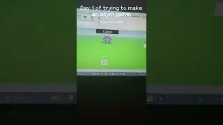Day 1 of making an asym game #roblox #asymmetricalhorror #robloxstudio #forsaken