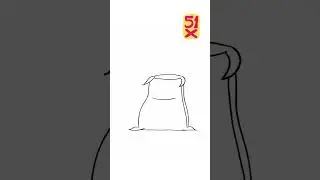 51X_08 - Flour Sack Waving #2danimation #framebyframe #animationchallenge #animation #art #animator