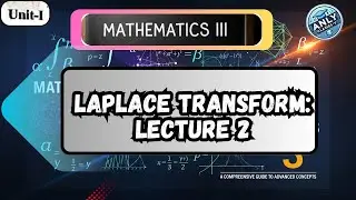 CSVTU, Bhilai Subject - Mathematics-III,  Unit-(I) Laplace Transform 
