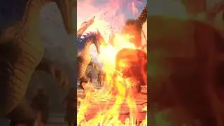 Dragon vs Giant Monster | Epic Fire Battle 🔥😱