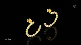Gold Diamond Hoop Earrings for Women.#trending#YouTubeShorts#foryou#style#earrings#Ivevar#viral
