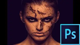 How to Create Realistic Cracked Skin using Photoshop
