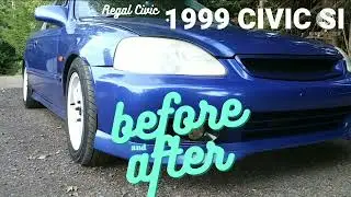 1999 Honda Civic SI EM1 Rescue Project Before And After