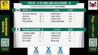 Perth - B v Midland-Guildford - B