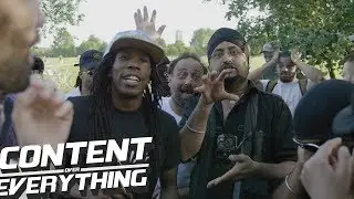 Raj Being Challenged For His Support Of Tommy Robinson | *No Visuals Till After 8 Minutes