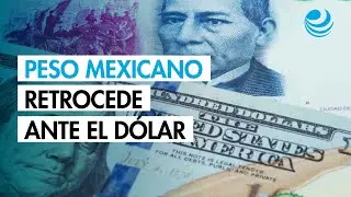 Peso mexicano retrocede levemente contra el d&oacute;lar tras datos de ayudas por desempleo de EU
