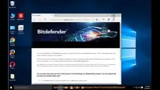 Uninstall Bitdefender Total Security 2016 on Windows 10
