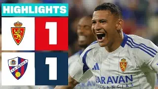 REAL ZARAGOZA 1 - 1 SD HUESCA I RESUMEN LALIGA HYPERMOTION