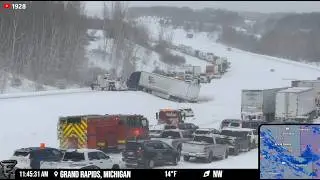 🔴M6 SHUTDOWN EAST BOUND KENTWOOD - LIVE STORM CHASER