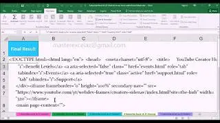 WEBSERVICE Web Function with Examples in MS Office Excel Spreadsheet 2016