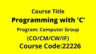 Programming in C Demo