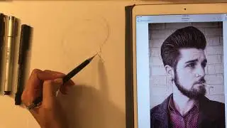 'How I start my portraits with a simple pencil sketch' - Krystal Figueroa