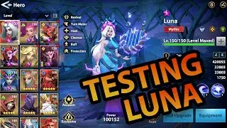 Infinite Magicraid : BUILDING AND TESTING LUNA ! HONEST FEEDBACK !