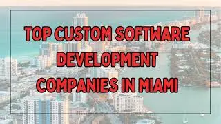 Top Custom Software Development Companies In Miami