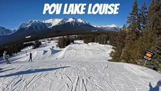 LAKE LOUISE RAW POV SNOWBOARDING