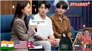 BTS boy V and jk respect girl 💜🇰🇷 #bts #btsarmy 