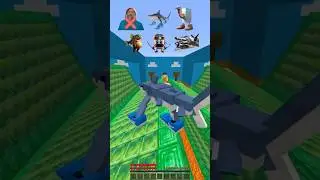 Rotating Floor Squid Game 3 vs Italian Brainrot Mobs #minecraft #shorts #italianbrainrot