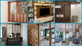 Modern living room wall partition design ideas