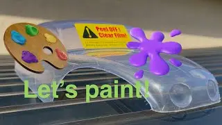 RC polycarbonate body painting DIY
