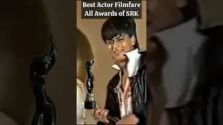 Shah Rukh Khan Best Actor Filmfare All Awards #shorts #shortsfeed #youtubeshorts