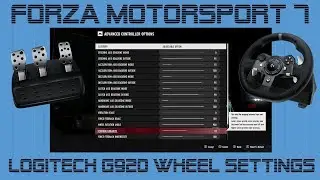 Logitech G920 Settings Forza Motorsport 7