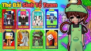 SẦU RIÊNG BẤT NGỜ SỞ HỮU THẺ BÀI SỨC MẠNH SINH TỐ TEAM TRONG MINECRAFT*TRIỆU HỒI THẺ BÀI SINH TỐ🤣😂