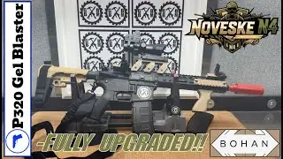 🔥NEW!🔥Fully Upgraded! & Customized BOHAN Noveske N4 (TOY!) Gel Ball Blaster! p320GELBLASTER 🔥
