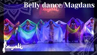 Ancient Ruins | Belly dance with veils, with Agnes' students at Layali, Sweden 2023