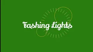 Fashing Lights green screen effects 2K