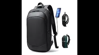 Men's Laptop Business Backpack Expandable Travel Bag Waterproof USB Charging Office 17 Inch