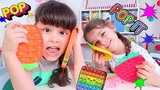 The Valentin Kids play POP IT Challenge
