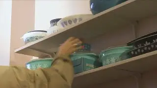 Donna's Restaurant decorates with exclusive Pyrex collection