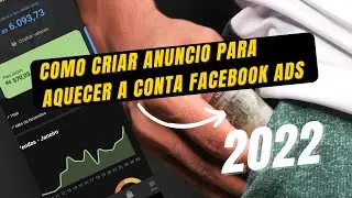 como criar anuncio para aquecer a conta facebook ads