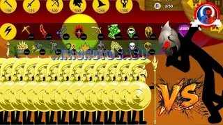 9999 STRONGEST ARMY GOLDEN SPEARTON - 999 KAI RIDER VS FINAL BOSS - STICK WAR LEGACY VIP MOD 