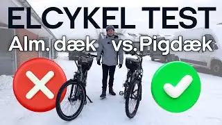 Vinter Elcykel Test: Alm. d&aelig;k eller Pigd&aelig;k?