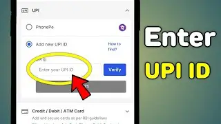 Enter Your Upi Id Kya Hota Hai | Upi Id Ka Matlab Kya Hota Hai