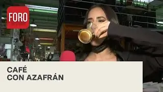 Un rico café con azafrán en el Mercado de San Juan - Expreso de la Mañana