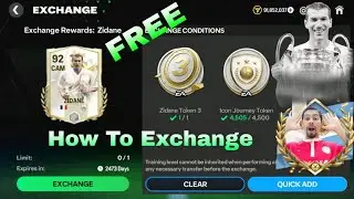 How To Exchange Zidane 92 players In FIFA Mobile || Icon Journey Even //#fifamobile