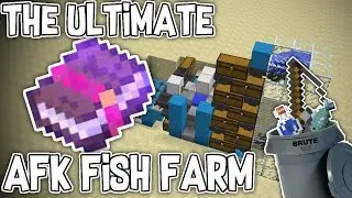 The Ultimate AFK Fish Farm [Showcase] - Filters MOST Non-Stackable Items - Minecraft Java/PC Edition
