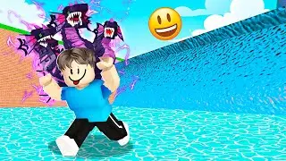 PEGUEI UM HYDRA NO TSUNAMI PARA BRAINROT NO ROBLOX