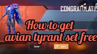HOW TO GET AVIAN TYRANT SET FREE ||#shorts #pubg #bgmi