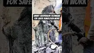 Why This Heavy Jackhammer Hangs While Cracking Concrete - easy work solution
