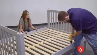 BK981EL Full over Full Bunk Bed Assembly