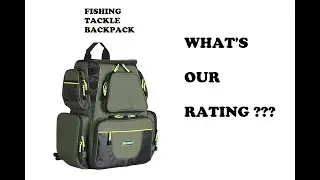 Fishing Tackle Backpack (25L Size) By SeaKnight Review - How Many Stars Do We Give It?