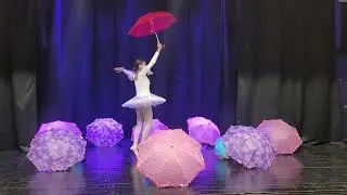Dance with umbrellas.Training before the competition.Scheherazade.Ballet teacher,Irina Jammal.Iksal.