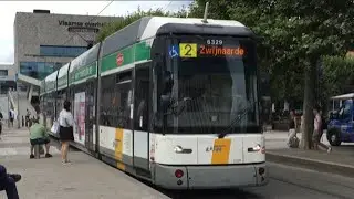 De Lijn:lijn 2 Melle Leeuw-Zwijnaarde Bibliotheek deel 3/3
