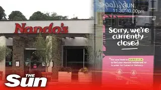 Nando&rsquo;s forced to shut 50 branches after running out of chicken